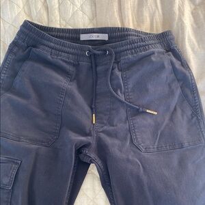 Men's Navy Jogger Pants